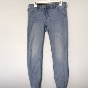 Armani exchange cropped skinny jeans